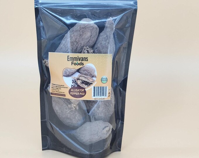 Emmivans Alligator Pepper Pods Grains Of Paradise ,10 Pods