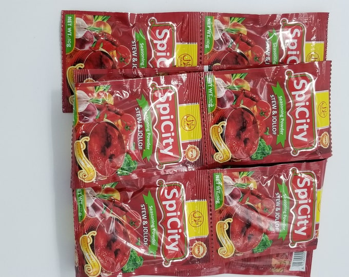 SpiCity Stew & Jollof Seasoning Powder , 10g X 12