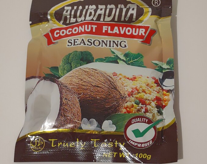 Alubadiya Coconut Flavor Seasoning , 2 X 100g