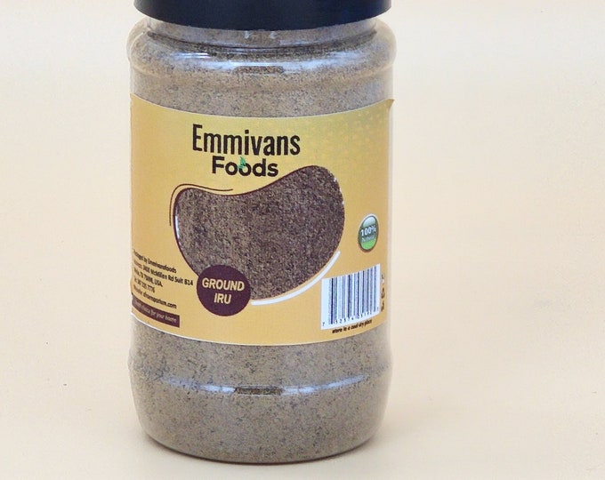 Emmivans  Ground Iru Fermented African Locust Beans Powder,5oz