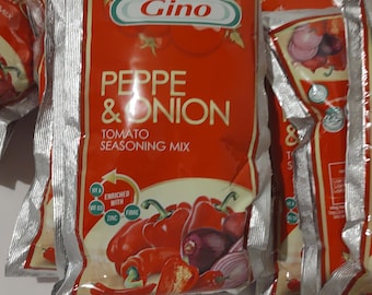 Gino Peppe & Onion Tomato Seasoning Mix, 3 Sachets