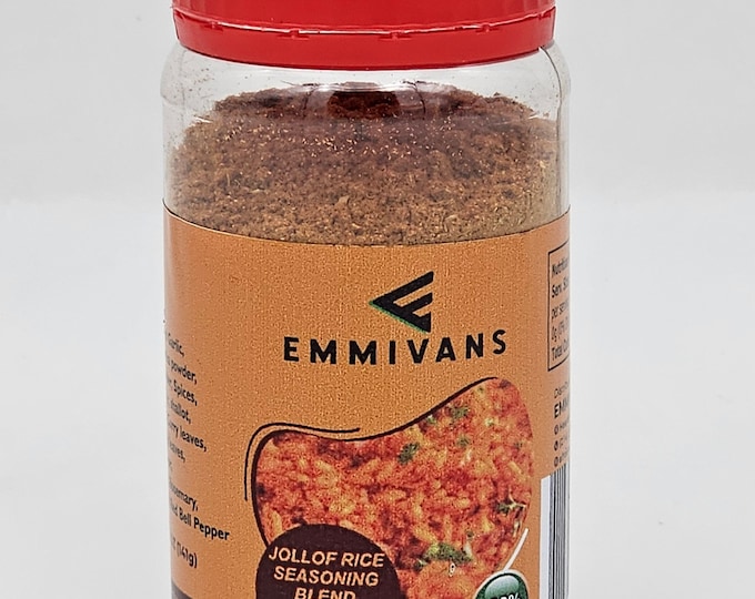 Emmivans All Purpose Jollof Rice Seasoning Blend Salt Free 5oz