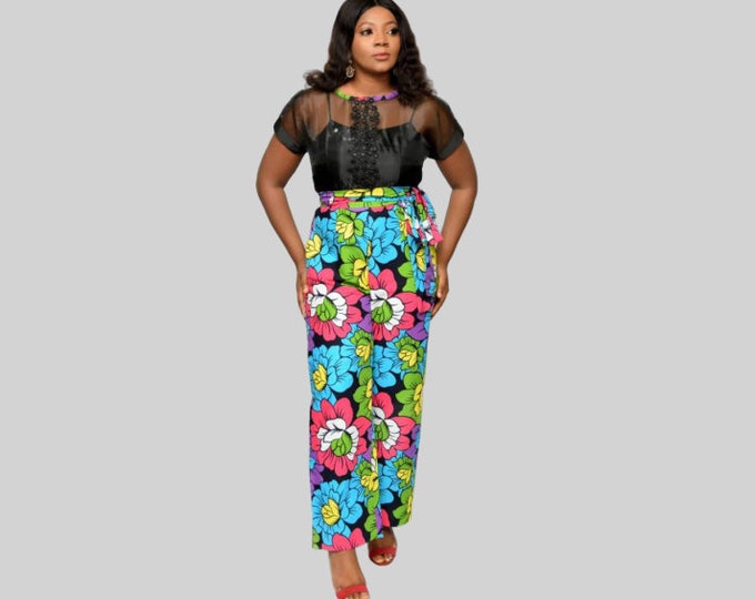 Women African Traditional Ankara Jumpsuit / Jumpsuit