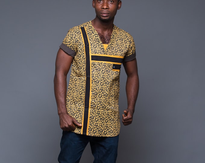 Men Short Sleeve Summer Top