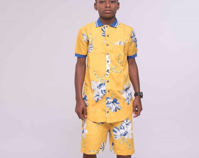 Boys Floral Set