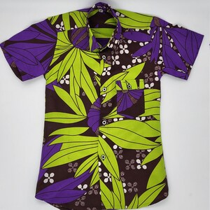 Boys Ankara Short Sleeve Top