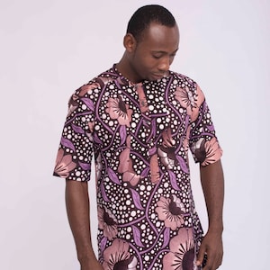 Ankara African Print Men&#39;s Tunic