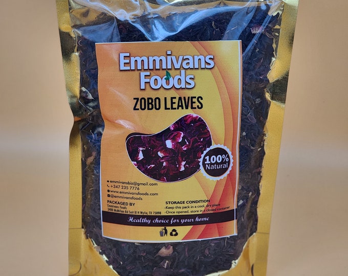 Crushed Zobo Leaves / Hibiscus tea / sorrel drink,8oz