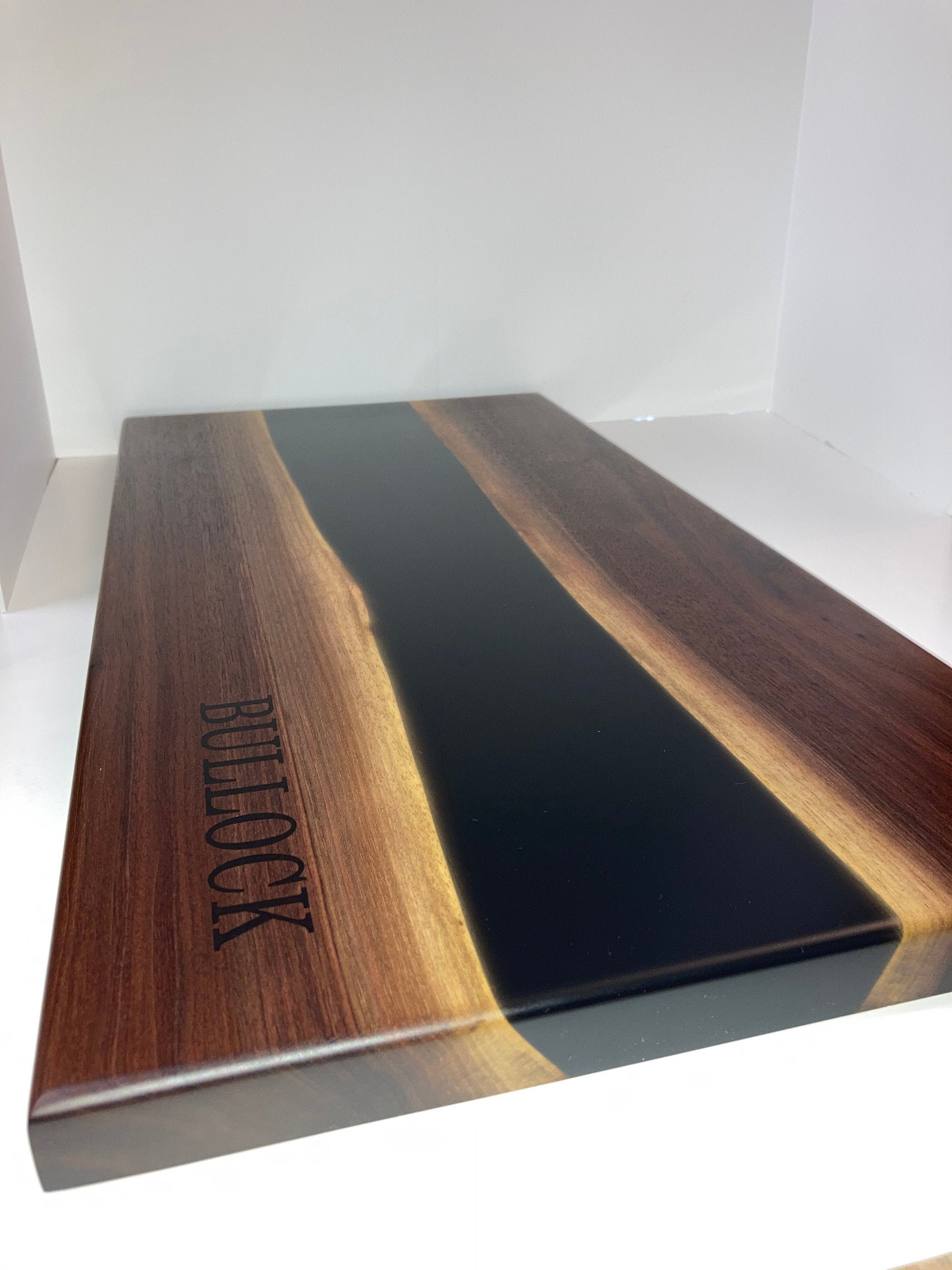 Walnut Epoxy River Cutting Board / Charcuterie Board Etsy