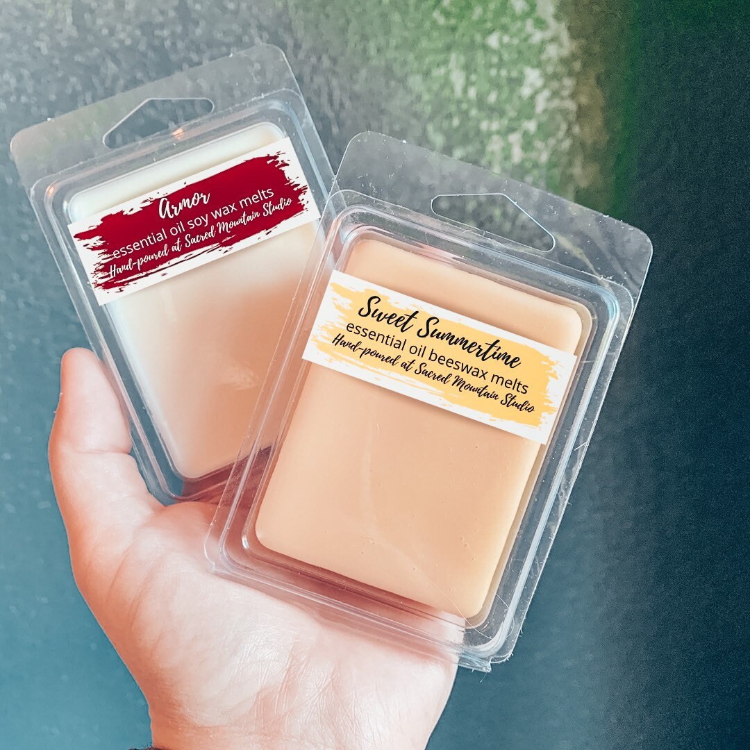 Aromatherapy Wax Melts Organic Beeswax Pure Essential Oils Etsy UK