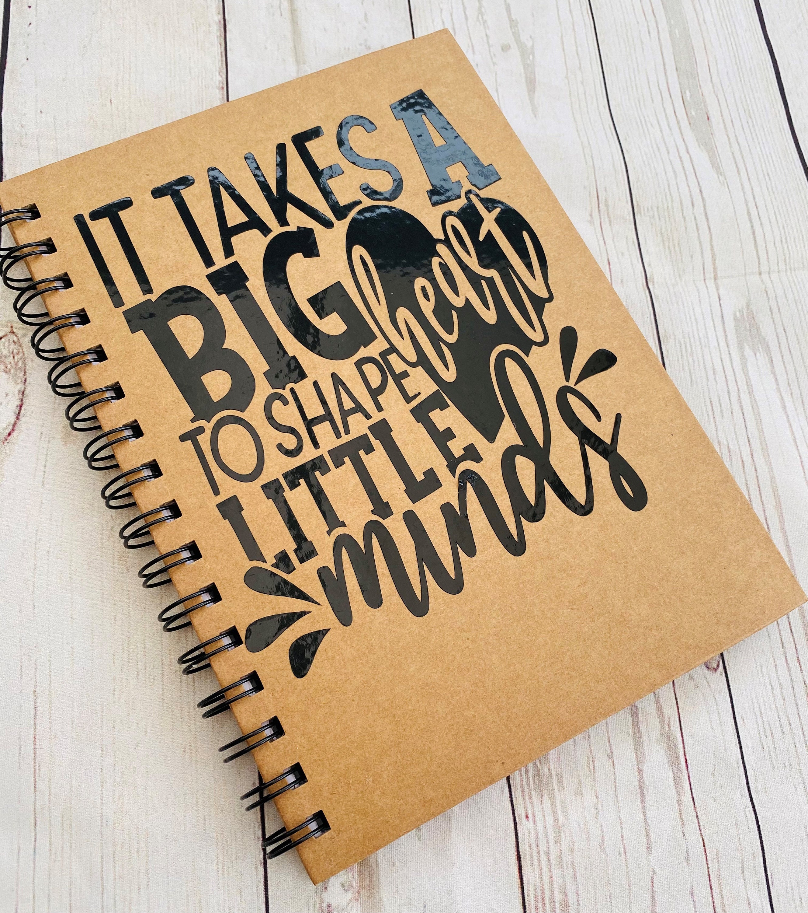 Personalised Teacher Notebook A5 Note Book 4 Designs Gift Etsy