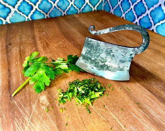 Herb Chopper, Hand Forged, Blacksmith