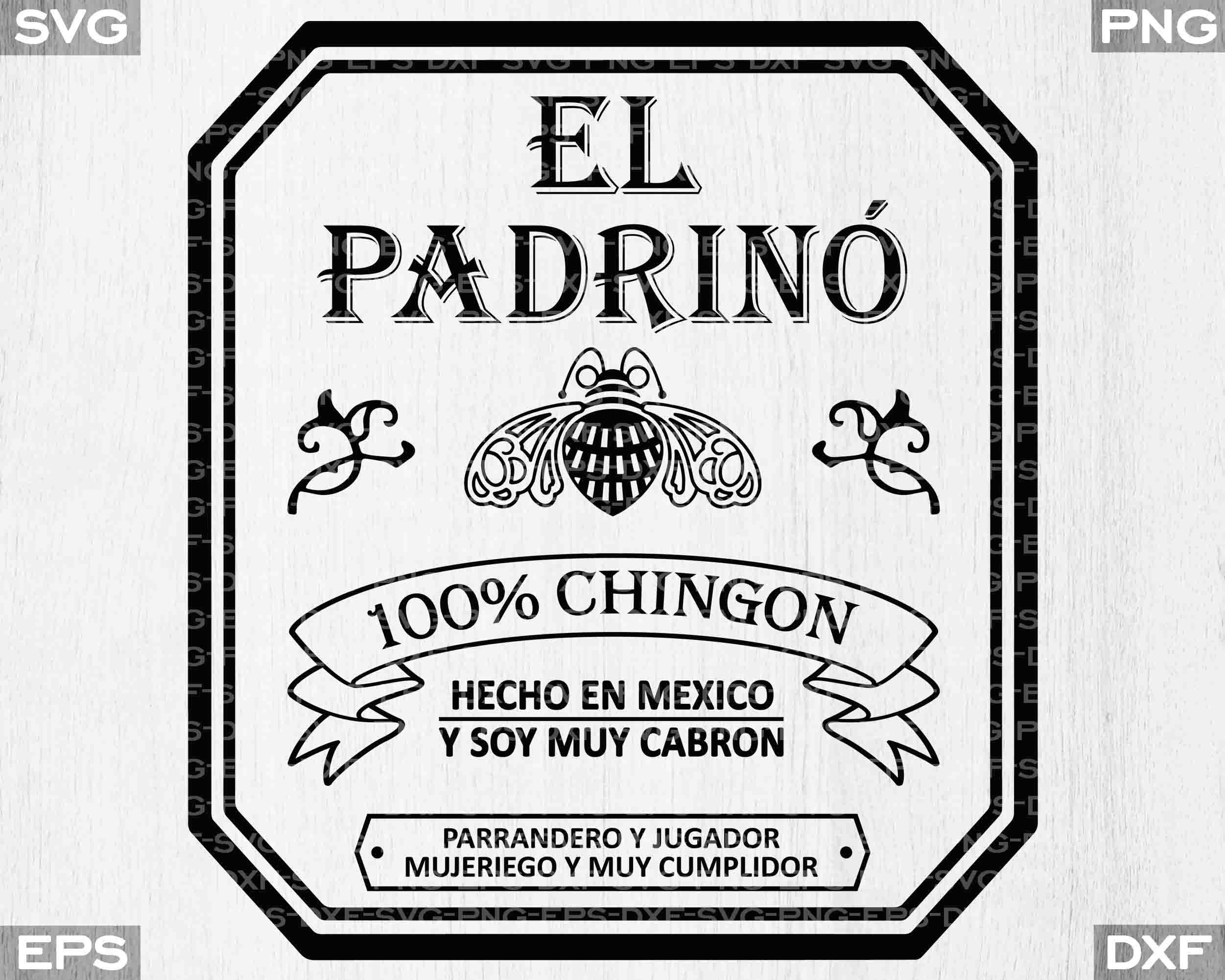 El Padrino SVG La Madrina SVG El Padrino Png La Madrina Etsy Singapore