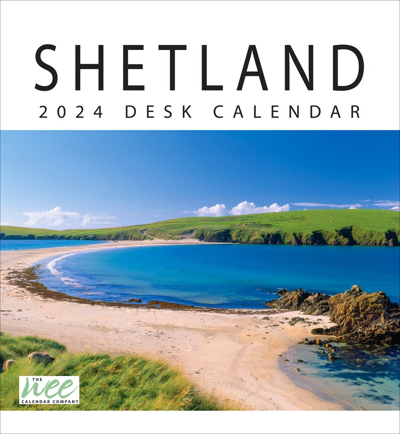 Shetland Desk Calendar 2024 Etsy