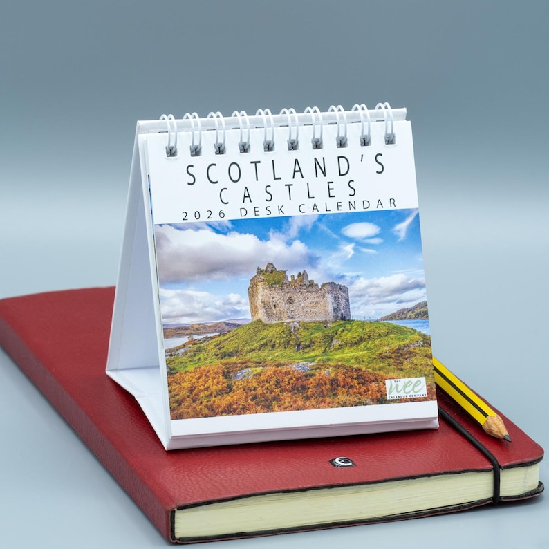 Scotland's Castle's 2026 Desk Calendar Etsy