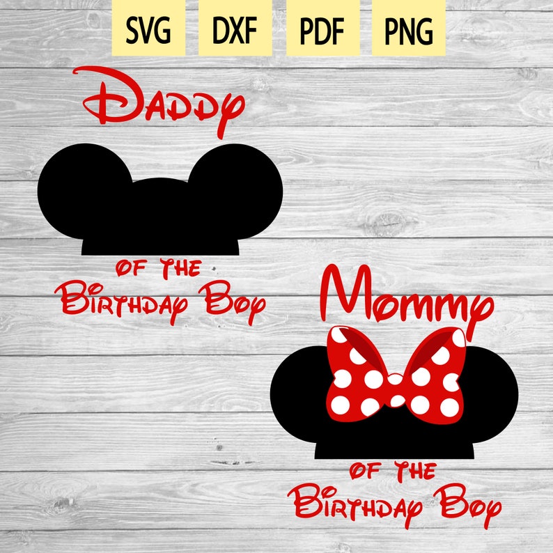 Free Free 324 Mickey Mouse Family Birthday Svg SVG PNG EPS DXF File
