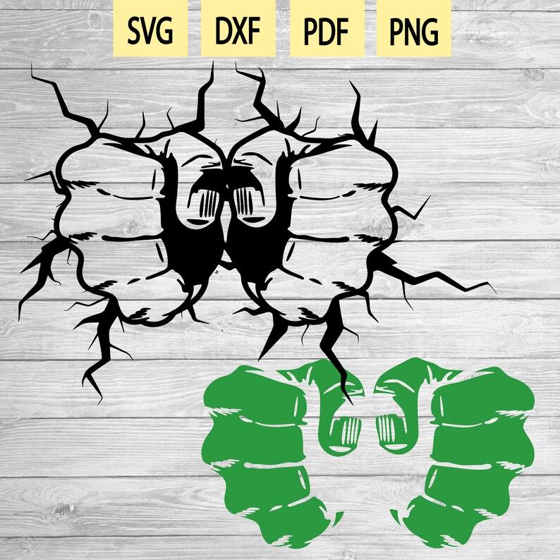 Download Hulk fists svg Green hero svg Incredible Hulk svg Fist | Etsy
