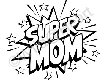 Download Super Mom Svg Etsy