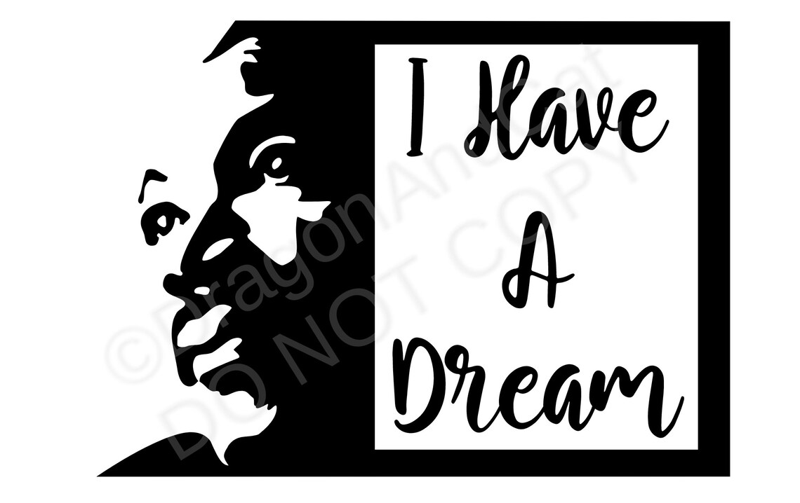 I Have A Dream SVG PNG Transparent PNG for Cricut / | Etsy