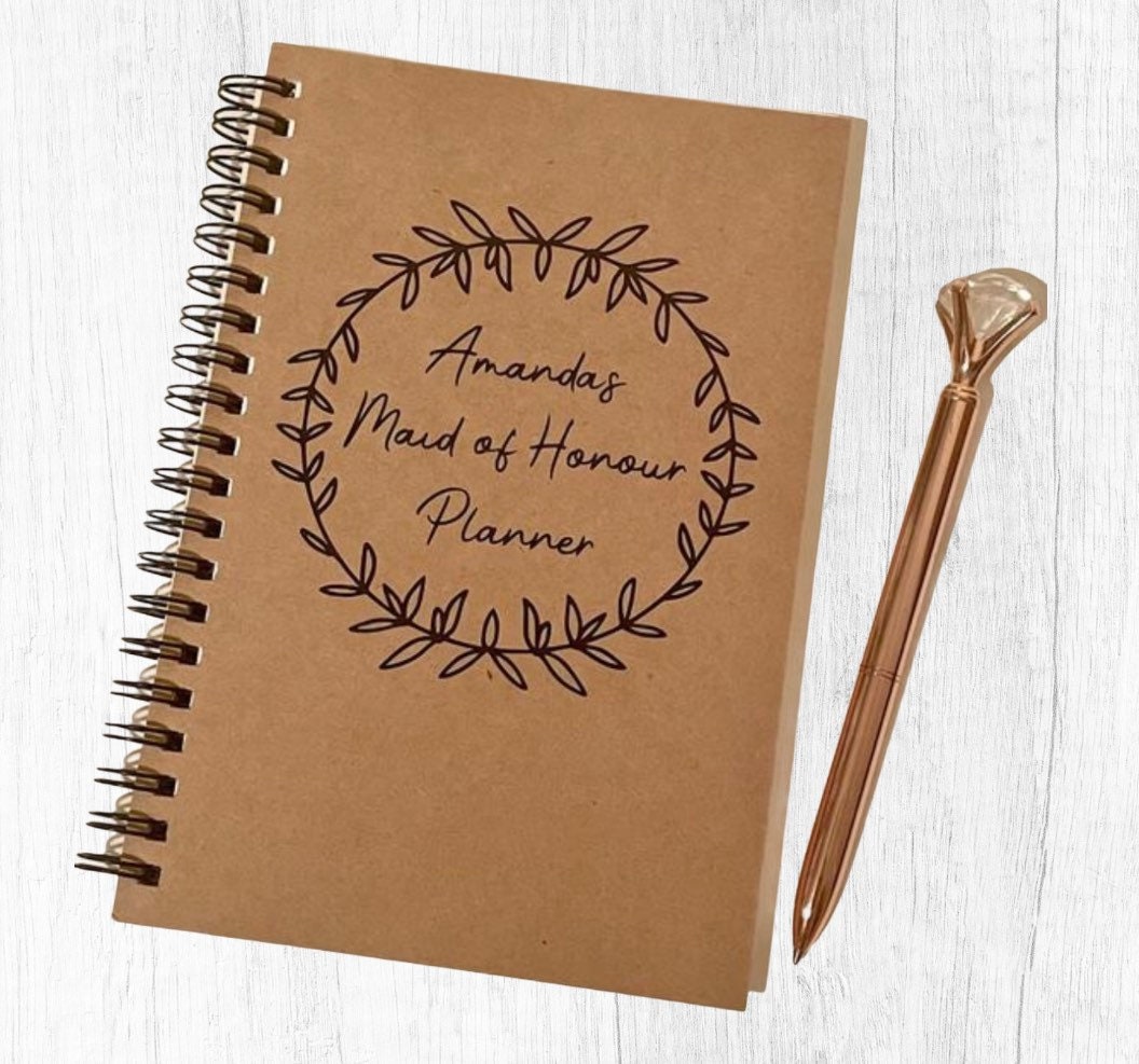 Personalised Wedding Planner Etsy