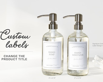 Individuelle wasserfeste Etiketten • Permanent haftende Etiketten • Moderne Etiketten für Zuhause • Exklusive Kollektion • Langlebige Etiketten