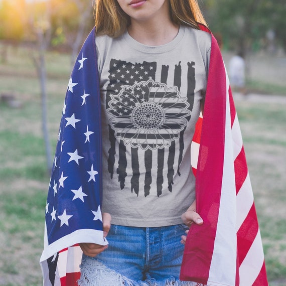 shirt with american flag