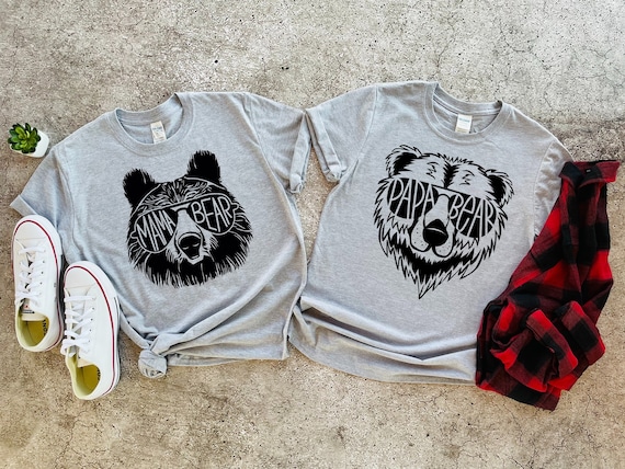 mama bear and papa bear shirts