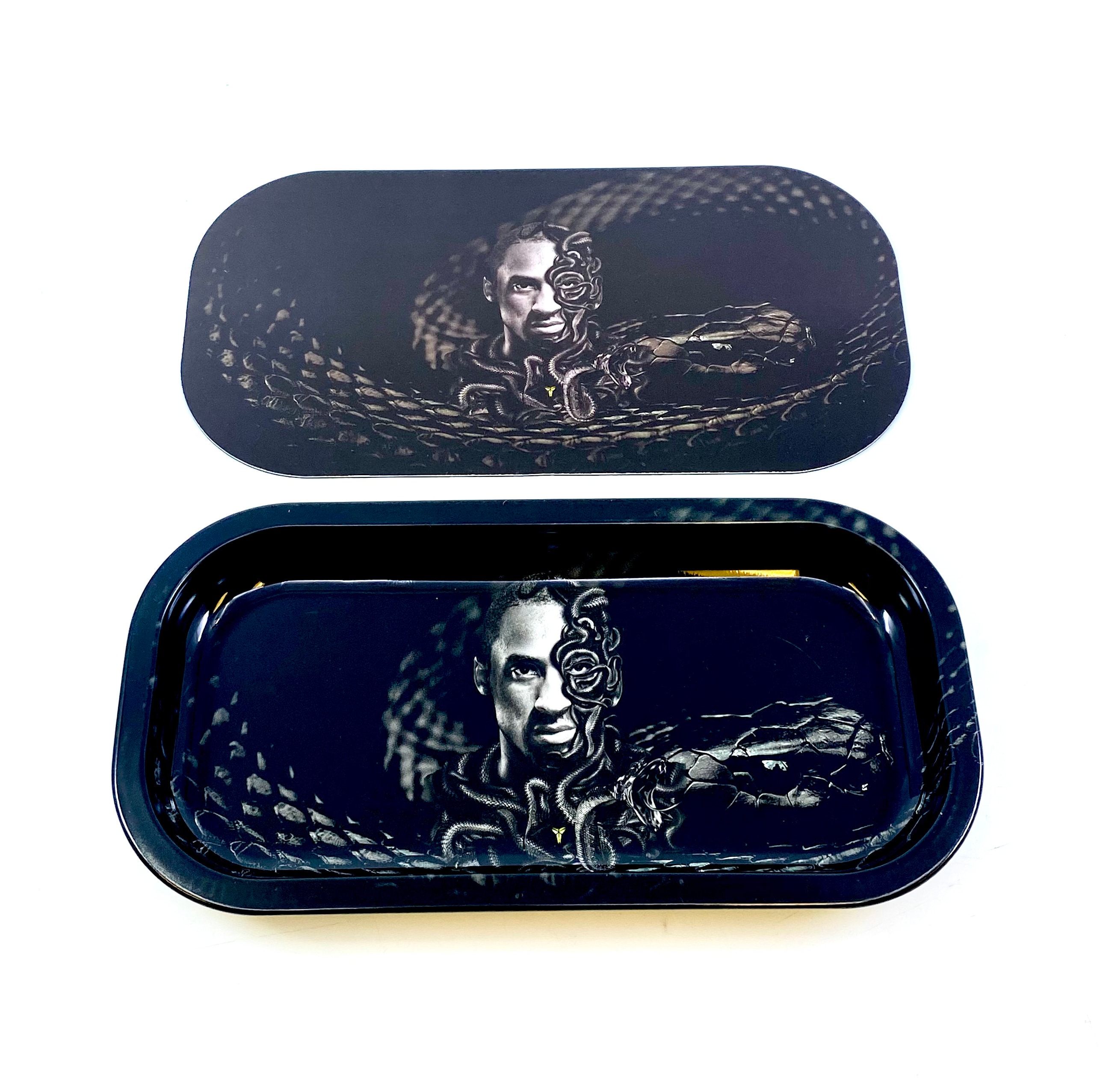Metal Rolling Tray w/ Lid Mamba Face 8 x Etsy