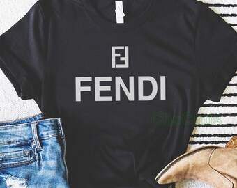 fendi t shirt etsy