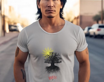 Celebrate your heritage with our 'Roots' Unisex Jersey Cotton T-Shirt