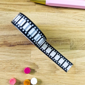 Film Reel Journaling Washi Tape | Letterbox Surprise Package | Journal Supplies | Postbox Gift Scrapbook Paper Sticker Bujo