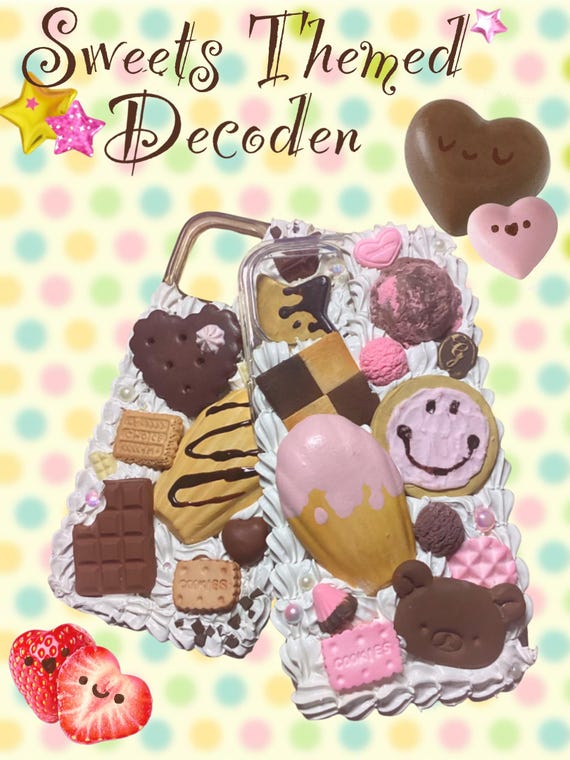 Sweets themed Decoden phonecase