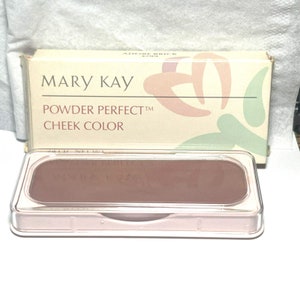 Mary Kay Powder Perfect Cheek Color Adobe Brick 3799 Blush Single Pan New Old Stock Vintage