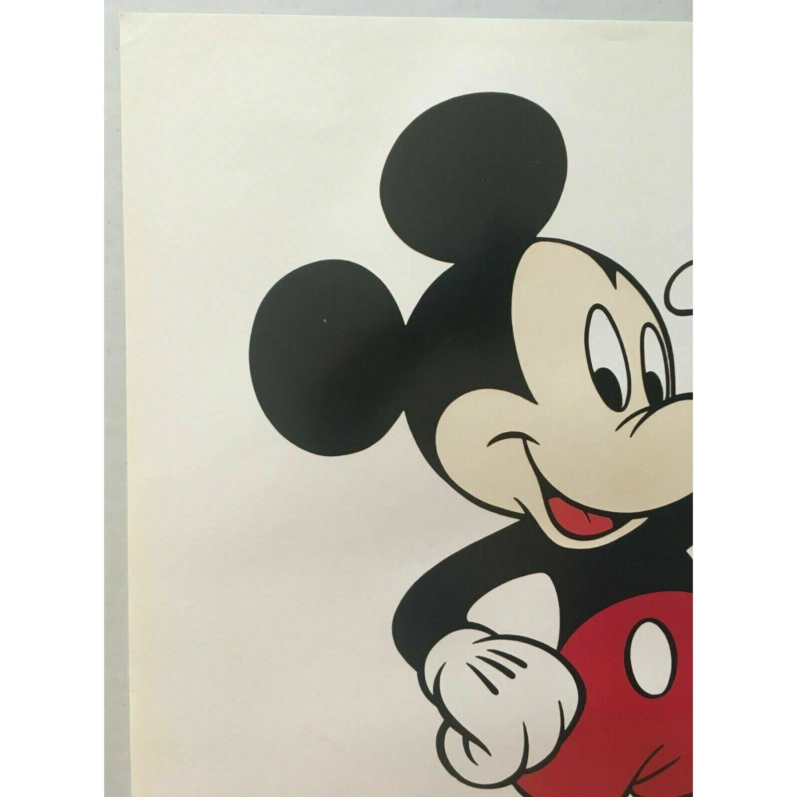 Mickey Mouse Poster Classic Vintage Print Retro Wall Art Etsy