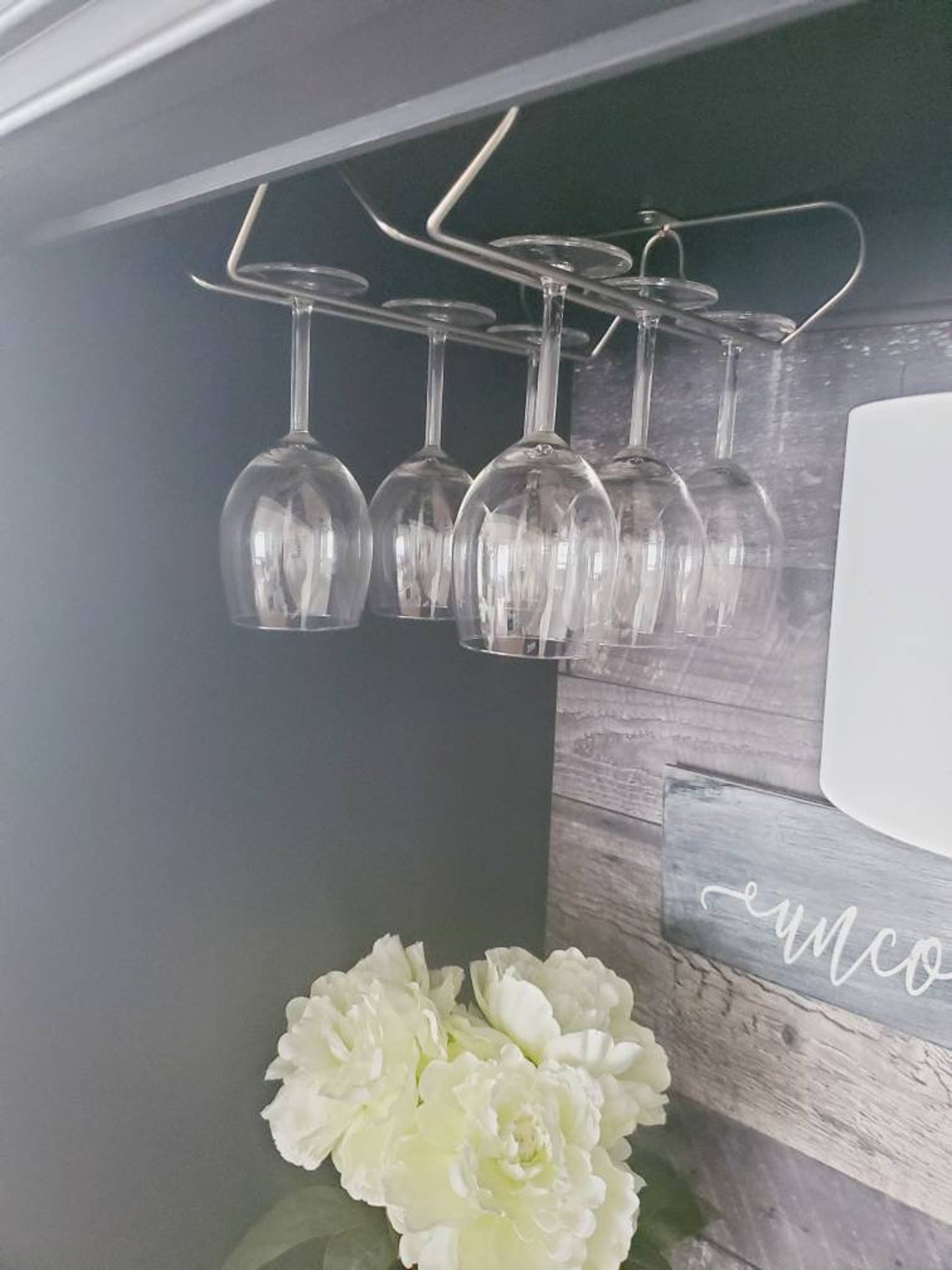 VENDIDO Modern Farmhouse Wine Bar Etsy