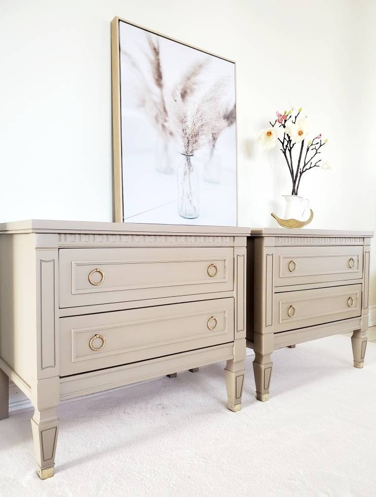 SOLD Refinished Vintage Night Stands / Night / End / Accent Etsy Canada