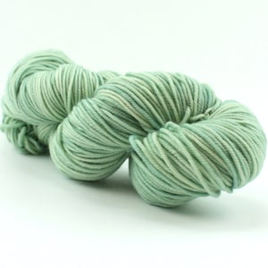 Hand-dyed yarn, fingering, sock, dk, worsted weight, bulky, knitting yarn, SW merino, wool, Seafoam