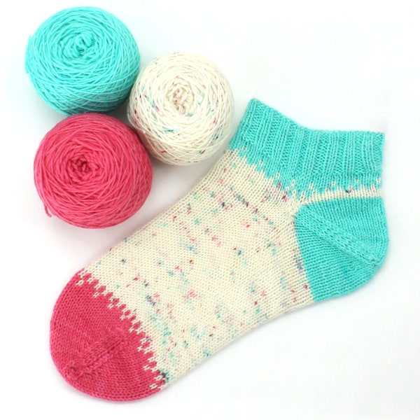 Ice Pops Sock Set--Hand-dyed yarn, fingering yarn