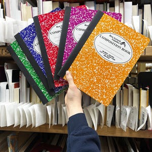 Blue Summit Composition Notebooks, 3 or 5 Pack, Wide Ruled (9 3/4" x 7 1/2")