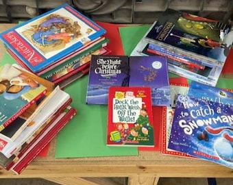 Christmas Books, 20 books for Christmas time, includes storybooks, board books, floppy books plus could have CD, pop-up or activity book