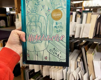 Heartstopper Volume 1 by Alice Oseman, Barnes and Noble Exclusive Special Edition, Hard Cover Graphic Novel, LGBTQ, BL, Young Adult