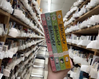 Heartstopper Set by Alice Oseman, Books 1-4, Used - Good, Graphic Novels, Nick and Charlie, LGBTQ+, Romance, Gay, Pride, Europe, UK, YA