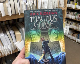 The Hammer of Thor Magnus Chase Norse Mythology Rick Riordan Hardcover Book