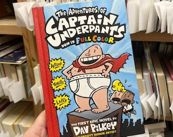 The Adventures of Captain Underpants Full Color Novel by Dav Pilkey