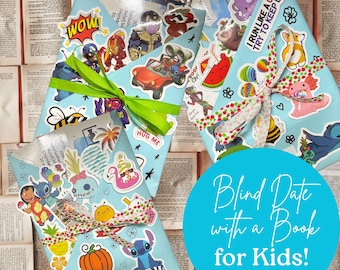 Kids Blind Date with a Book: Bookish Gift with Stickers