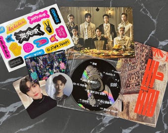 Recycled K-Pop Inclusion Pack, Photocards, Stickers, CD