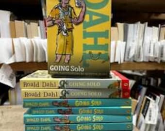 Classroom Set of 10 Going Solo by Roald Dahl, Teacher Set, Classroom Reading, Middle Chapter, Kids Novel, Education, Autobiographical