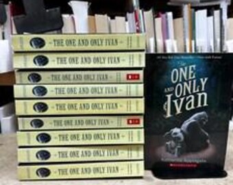 Classroom Set of 10 The One and Only Ivan by Katherine Applegate, Middle Chapter, Animales, Teacher Lots, Group Reading, School, Education