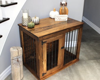 DIY Plans for Large Single Dog Kennel - Dog Crate Furniture