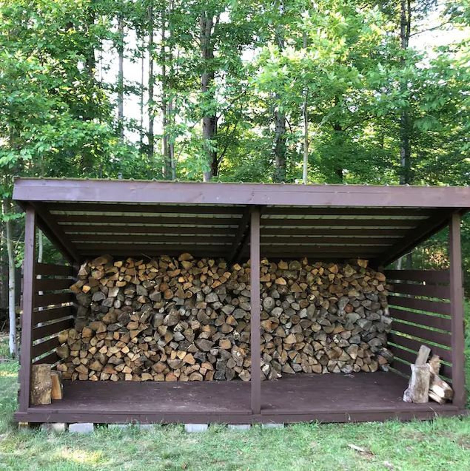 DIY Plans to Build Firewood Shed - 5 Cord Sizes - Etsy